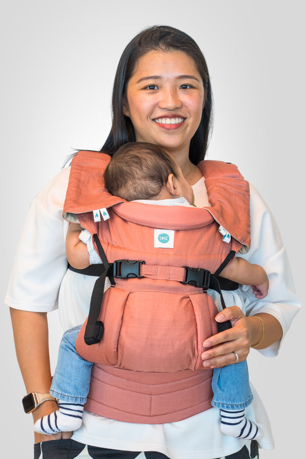 Lali Baby Carrier - Blushwood | Linen
