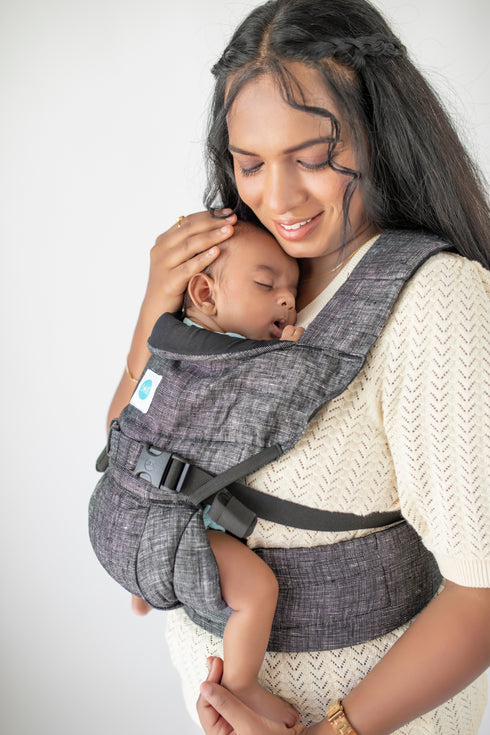 Lali Baby Carrier - Grey | Linen