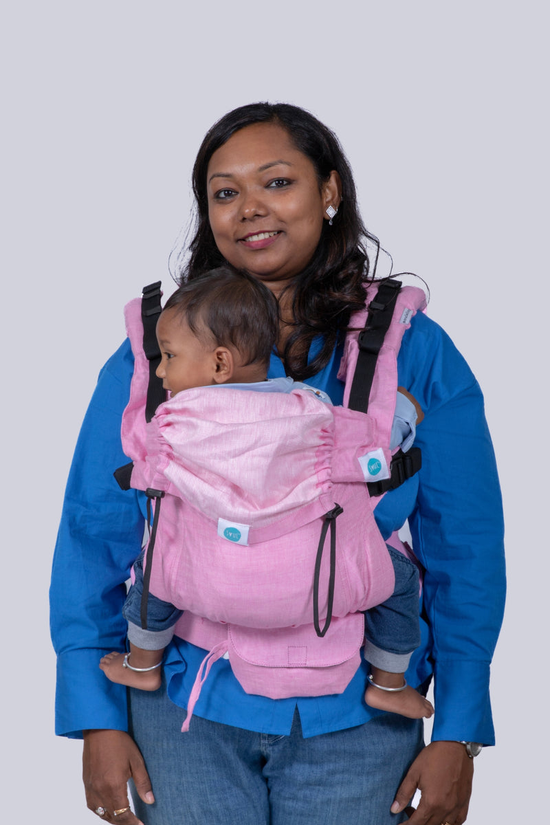 Aseema Baby Carrier- Bloom | Linen – Soul Baby Carriers