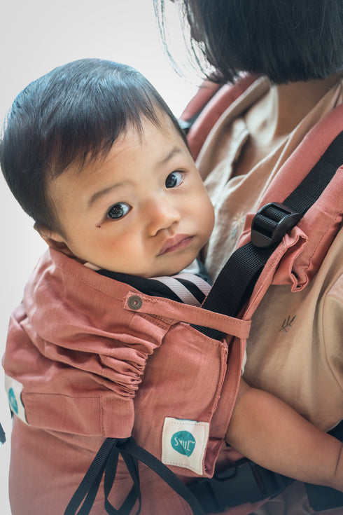 Aseema Baby Carrier- Blushwood | Linen