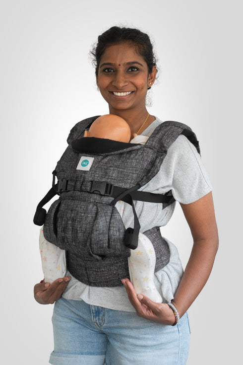 Lali Baby Carrier - Grey | Linen