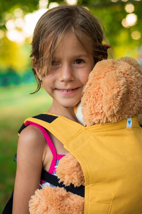 Toy Doll Carrier - Mustard