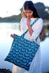 Cotton Tote Bag with Zipper