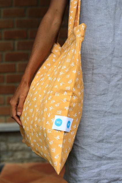 Cotton Tote Bag with Zipper