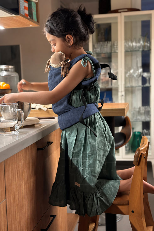 Toy Doll Carrier - Denim