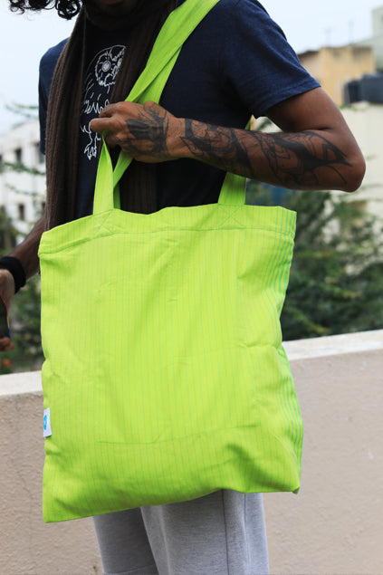 Cotton Tote Bag with Zipper