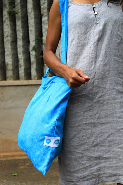 Cotton Tote Bag with Zipper