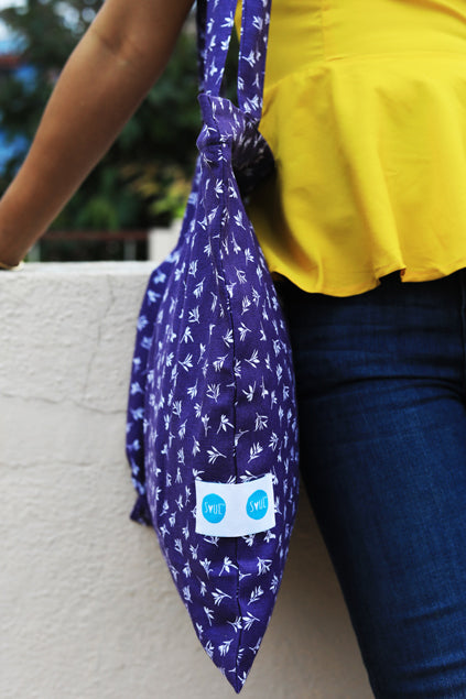 Cotton Tote Bag with Zipper