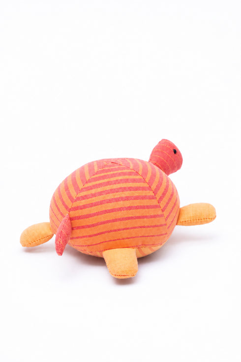 Orange Turtle Soft Toy