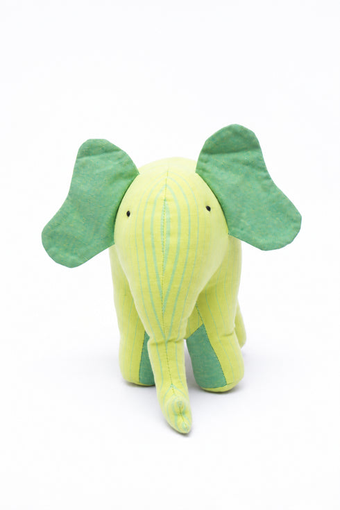 Green Elephant Soft Toy
