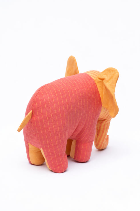 Orange Elephant Soft Toy