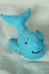 Upcycled Whale Cloth Soft Toy