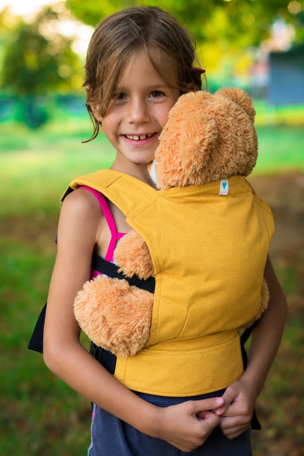 Toy Doll Carrier - Mustard