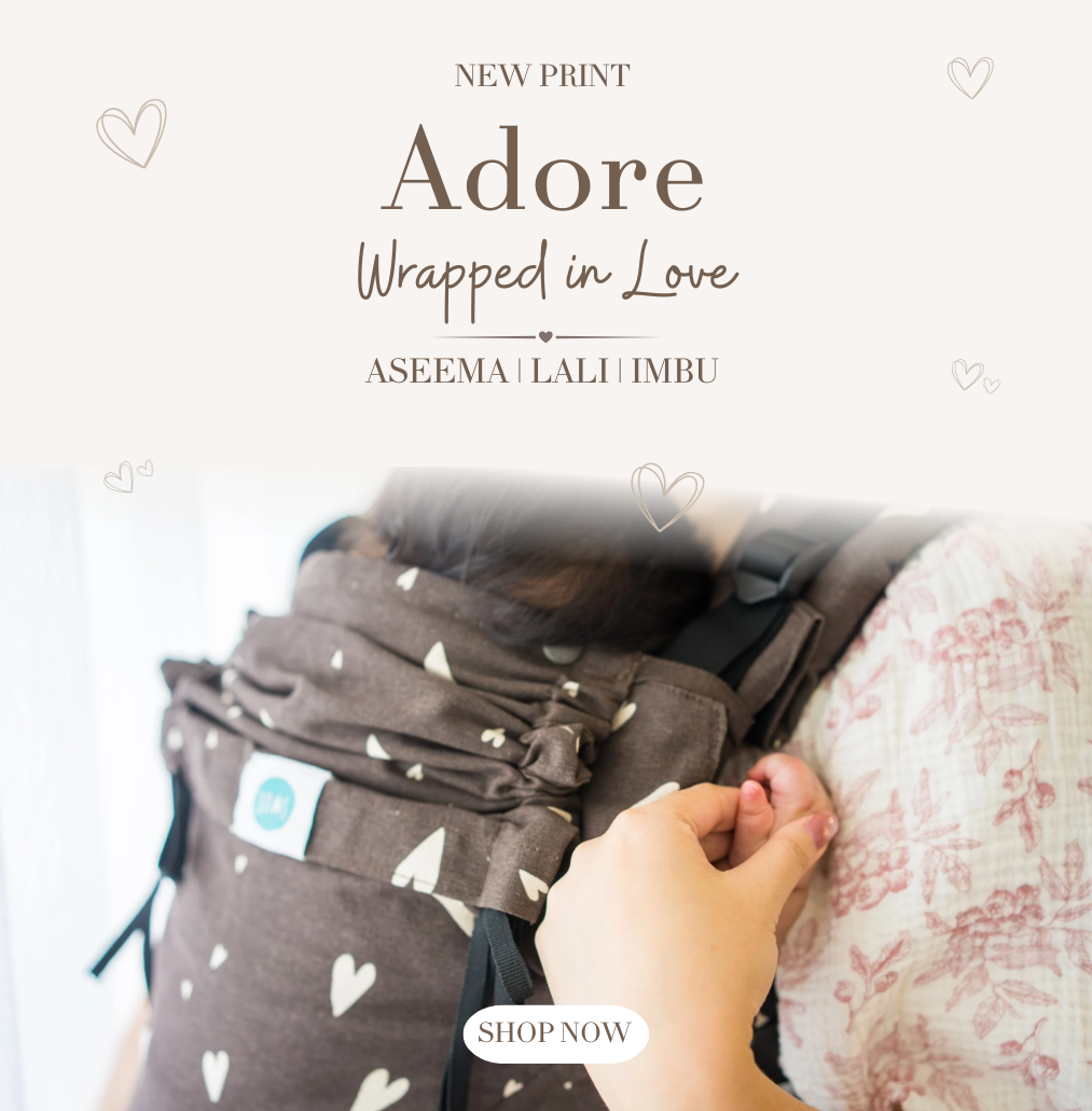 Carry your babyclose. Hands-free.From day one.